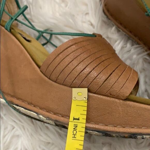 ALBERTO FERMANI PLATFORM‎ LEATHER SANDALS SIZE 39 - Picture 8 of 8